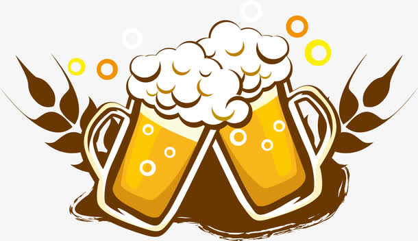啤酒标识logo设计免抠