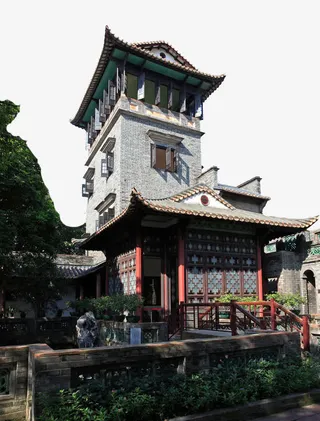 东莞可园岭南文化免抠