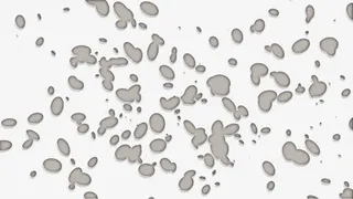 背白雨水效果宽屏免抠