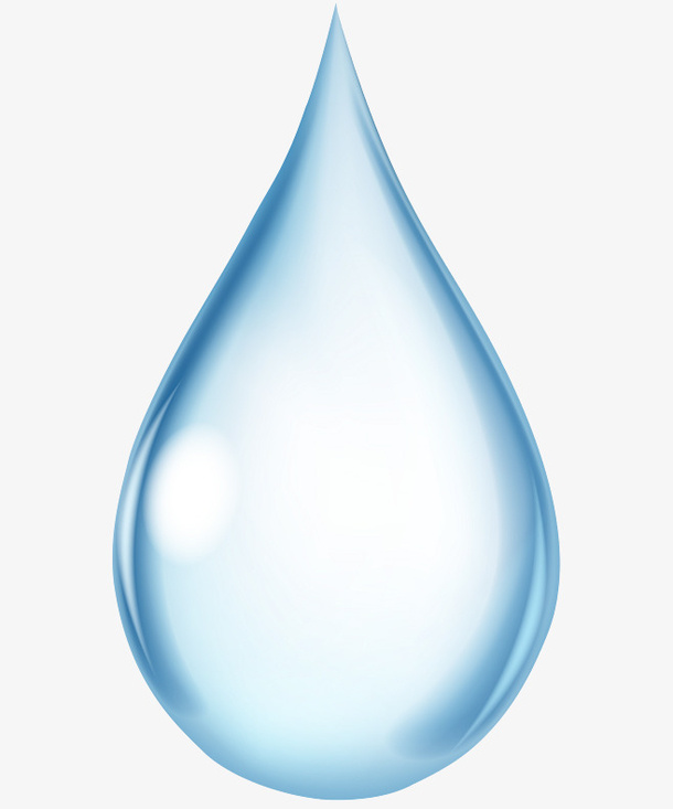 水滴透明的水免抠