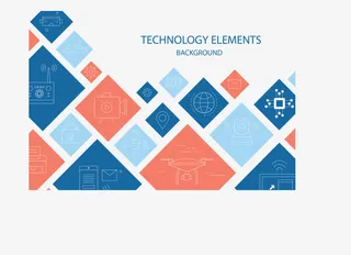 彩色菱形几何花纹免抠
