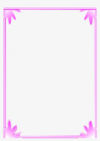 边框线型边框树叶装饰元素免抠