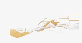 地产中式中国风金色元素免抠