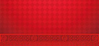 红色中国风印花背景高清