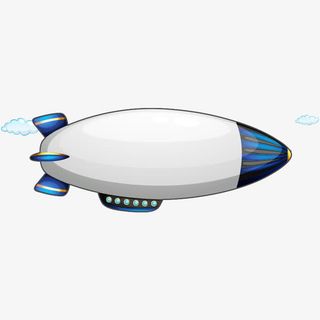 飞机 交通工具 卡通免抠