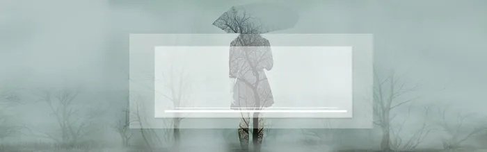 森系双重曝光背景图高清