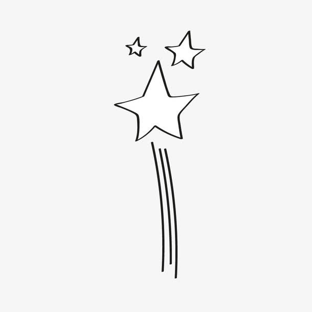 白色流星免抠