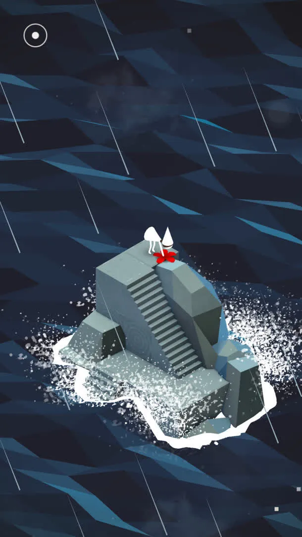 手绘大海红色小花免抠