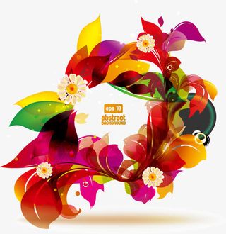 文案背景元素 装饰图案 花纹