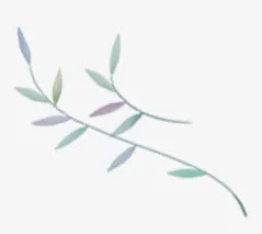 树枝彩绘树枝装饰免抠