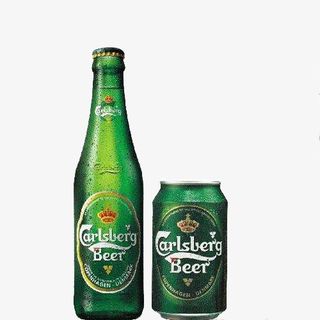 一听加一瓶嘉士伯啤酒免抠