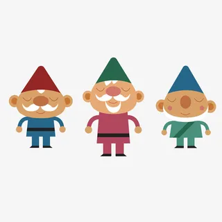 卡通小矮人PNG下载免抠