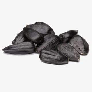 黑色的葵瓜子免抠