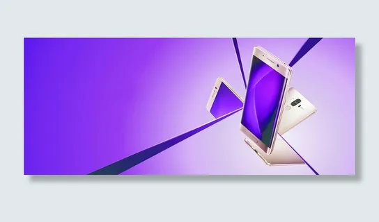 手机大气紫色淘宝背景海报高清