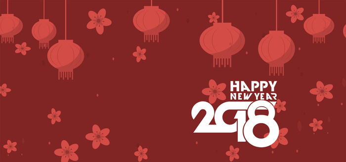 创意红色banner高清