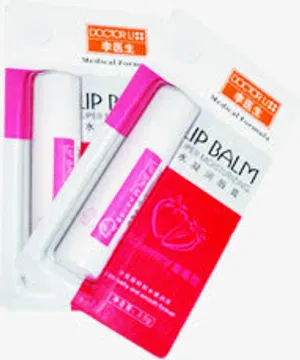 天然水果口味草莓唇膏免抠