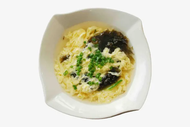 农家美食紫菜蛋汤免抠
