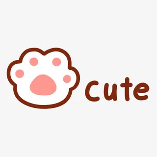 卡通熊掌cute图标免抠