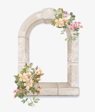 大理石窗台框png素材免抠