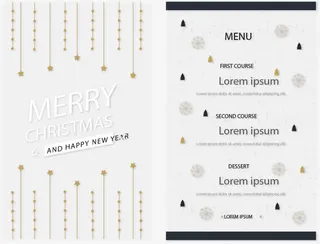 星星挂饰菜单免抠