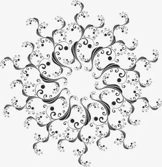 边框角花底纹素材免抠