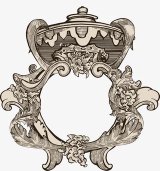 欧式花纹背景矢量素材