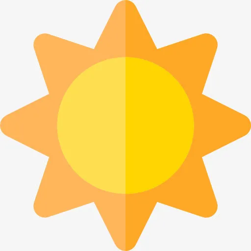 太阳图标免抠