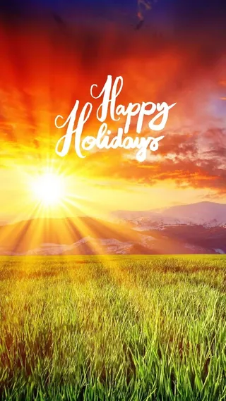 阳光清新新年H5背景高清