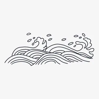 大海的波浪免抠