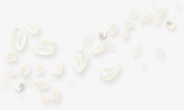 梦幻花瓣心形花瓣免抠