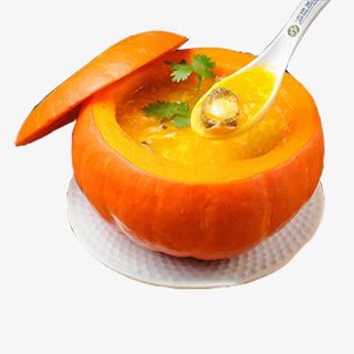 产品实物特色南瓜小米粥免抠