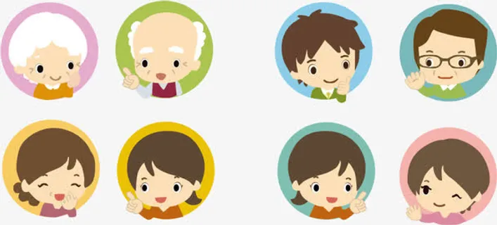 人物头像素材免抠