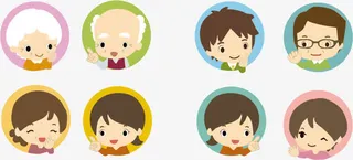 人物头像素材免抠