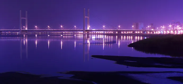 夜晚星空灯光浪漫幸福背景图高清