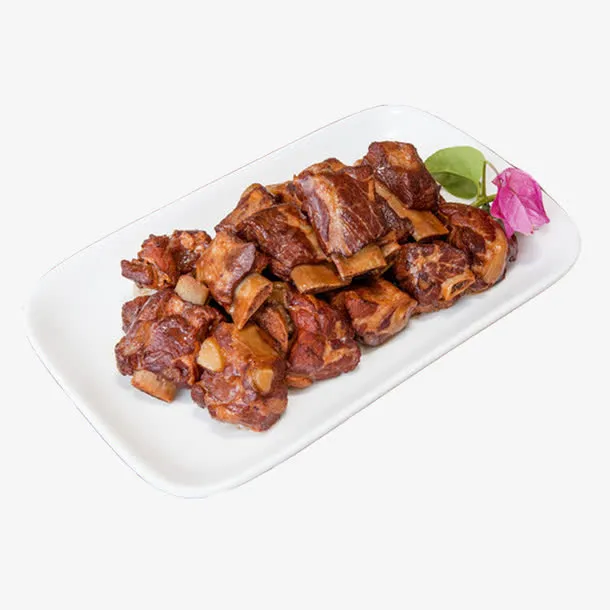 产品实物鲜香酱排骨免抠