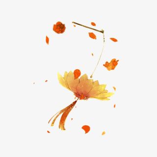 中国风莲花灯装饰图案免抠