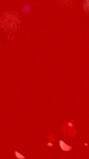 红色烟花新年背景免抠节日元旦/春节/元宵元素
