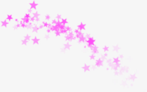 星星粉色装饰免抠