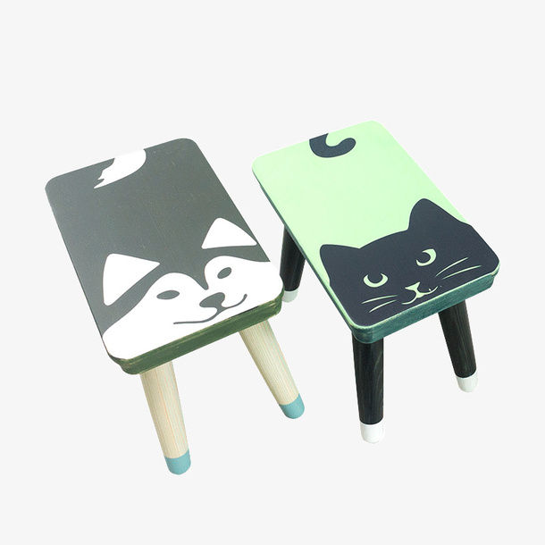 可爱儿童小板凳实木小凳子免抠