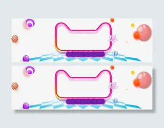 天猫霓虹banner