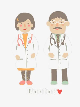 男女医生免抠