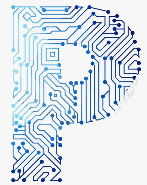 字母科技电路免抠