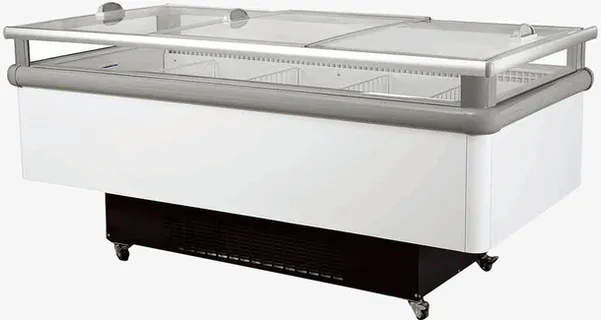 实物横式白色保鲜柜免抠免抠