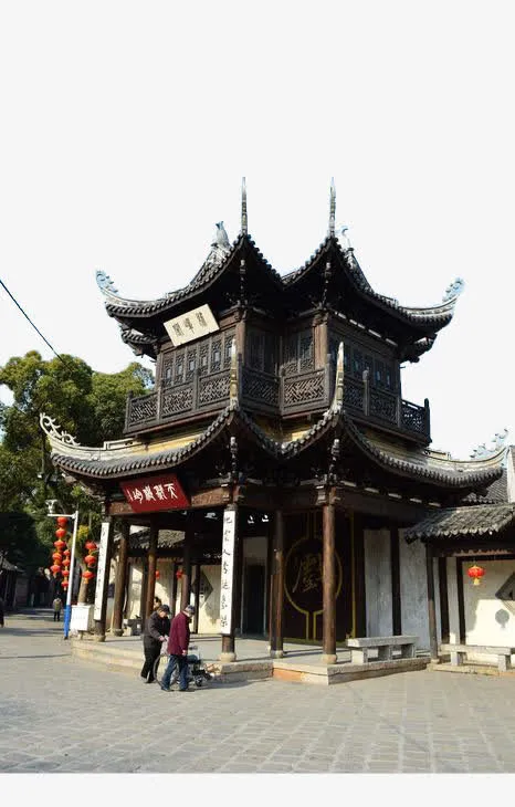 阁楼建筑素材免抠
