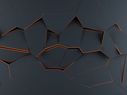 黑色立体方块免抠