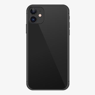 苹果手机iPhone11背面黑色免抠
