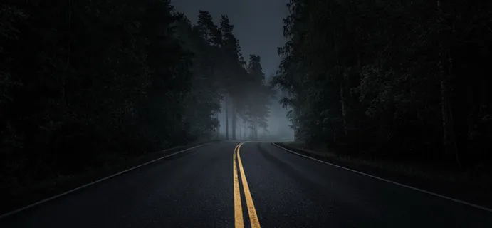 幽暗公路海报素材高清