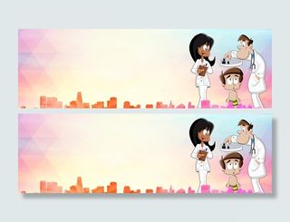 健康体检海报背景高清