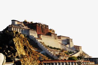 拉萨布达拉宫景点免抠