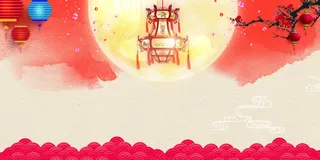 中国风式海报素材背景高清